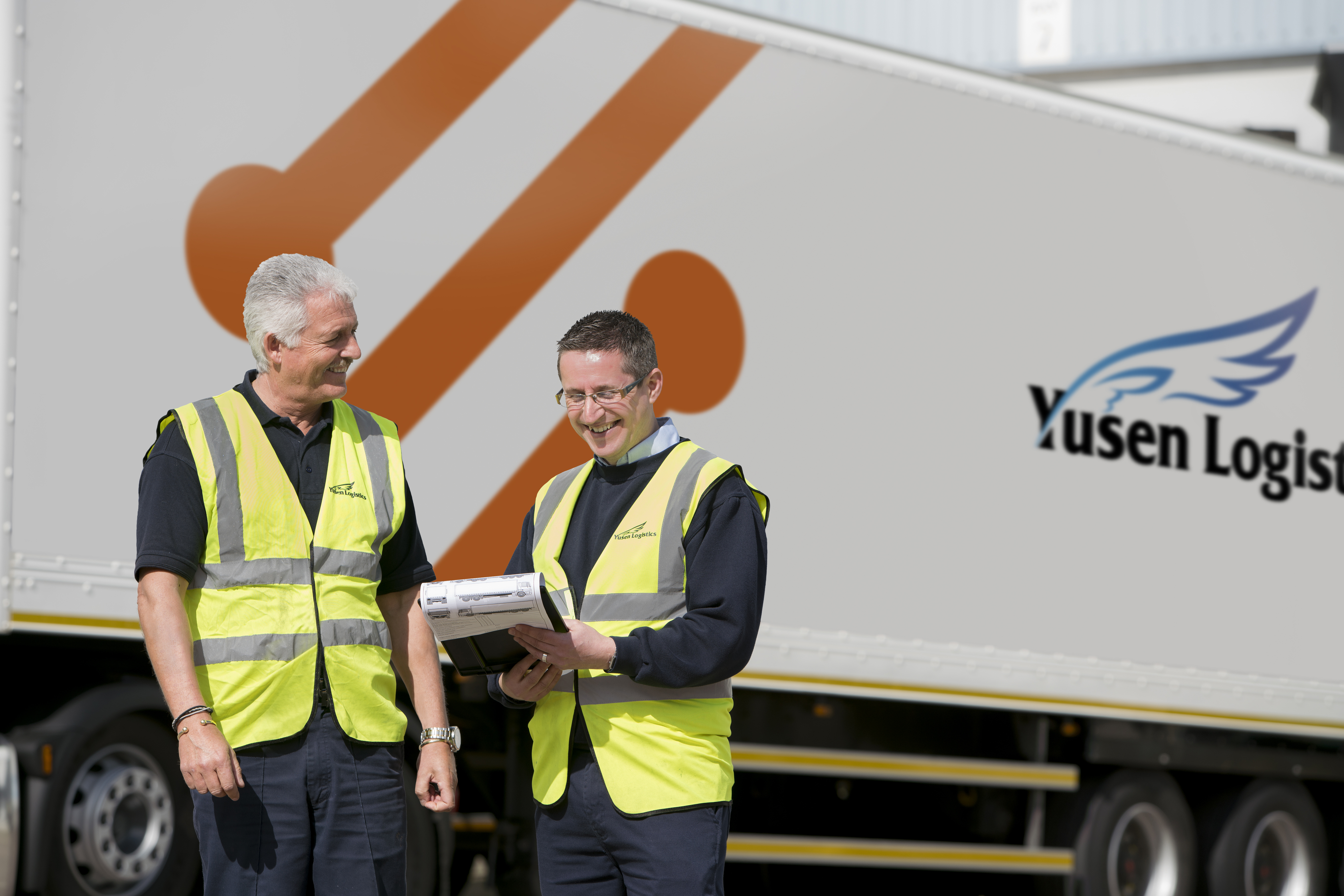 Yusen multimodal transport truck